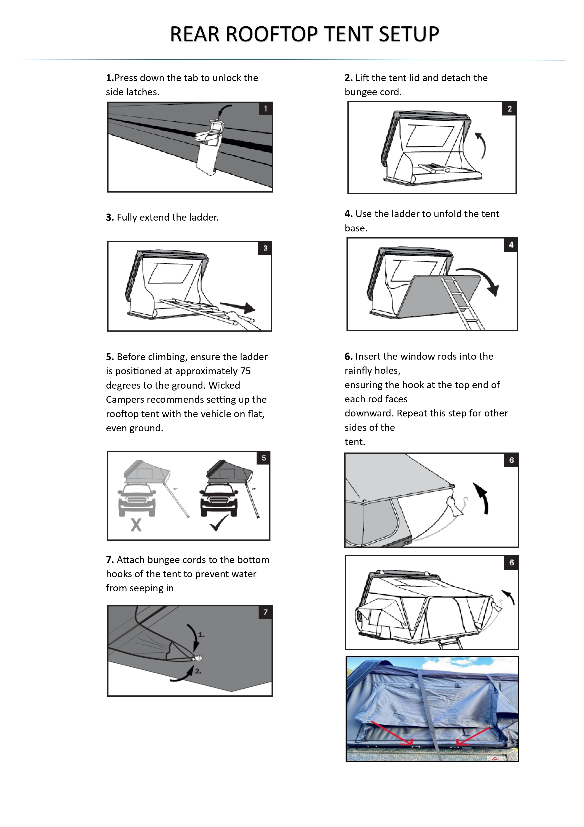 Rooftop Tent Manual Page 1