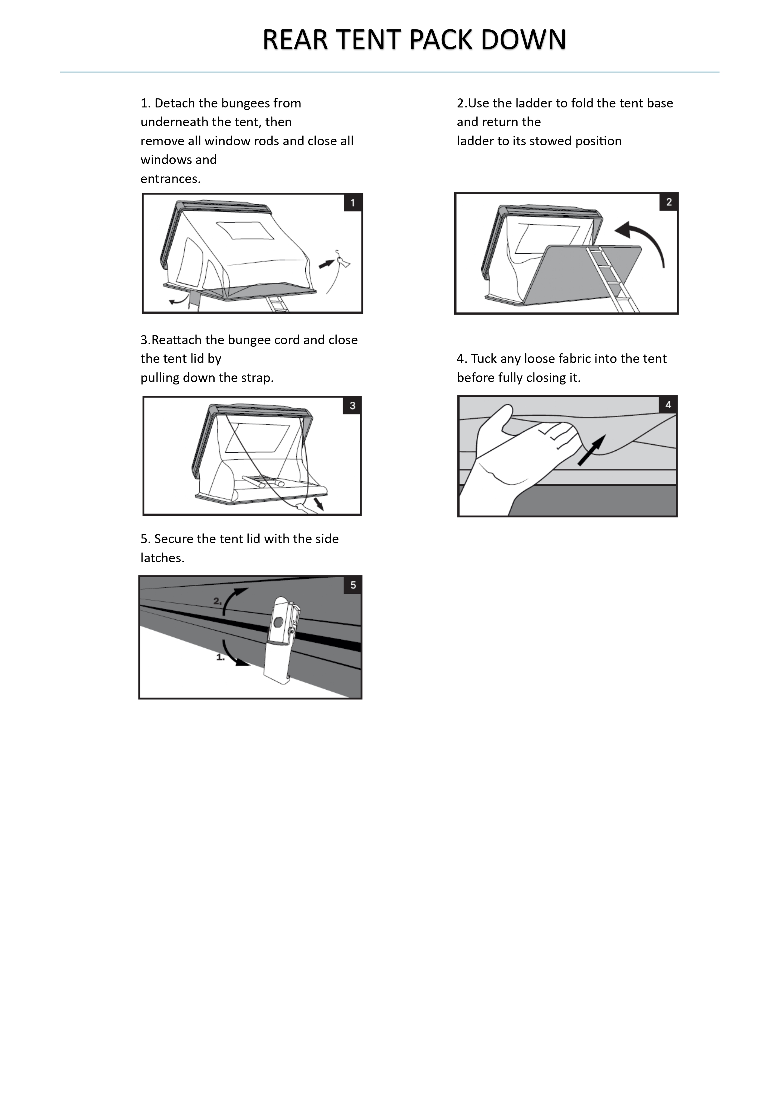 Rooftop Tent Manual Page 2