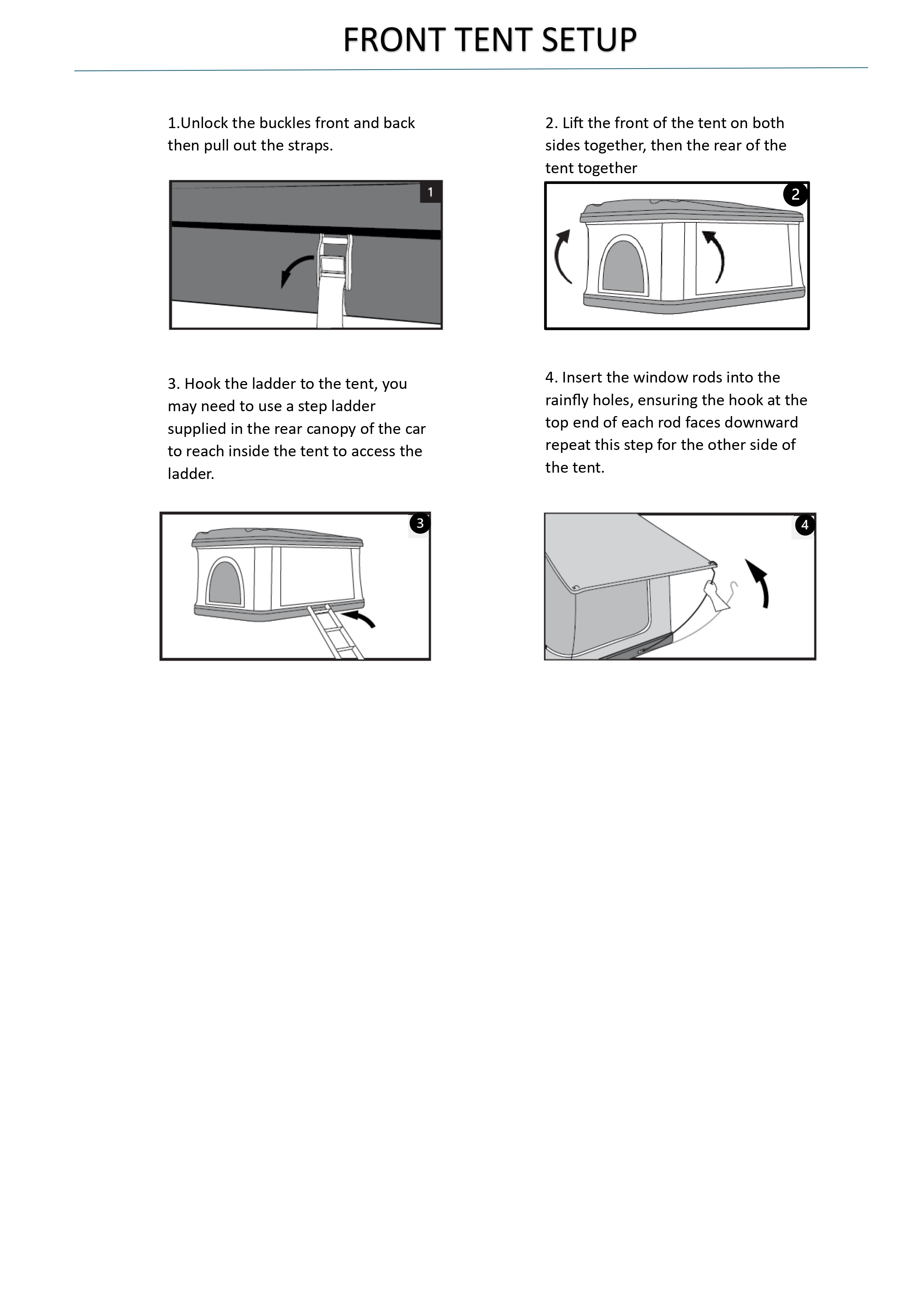 Rooftop Tent Manual Page 3